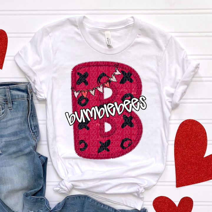 Valentines Day School Spirit T-Z DTF Print