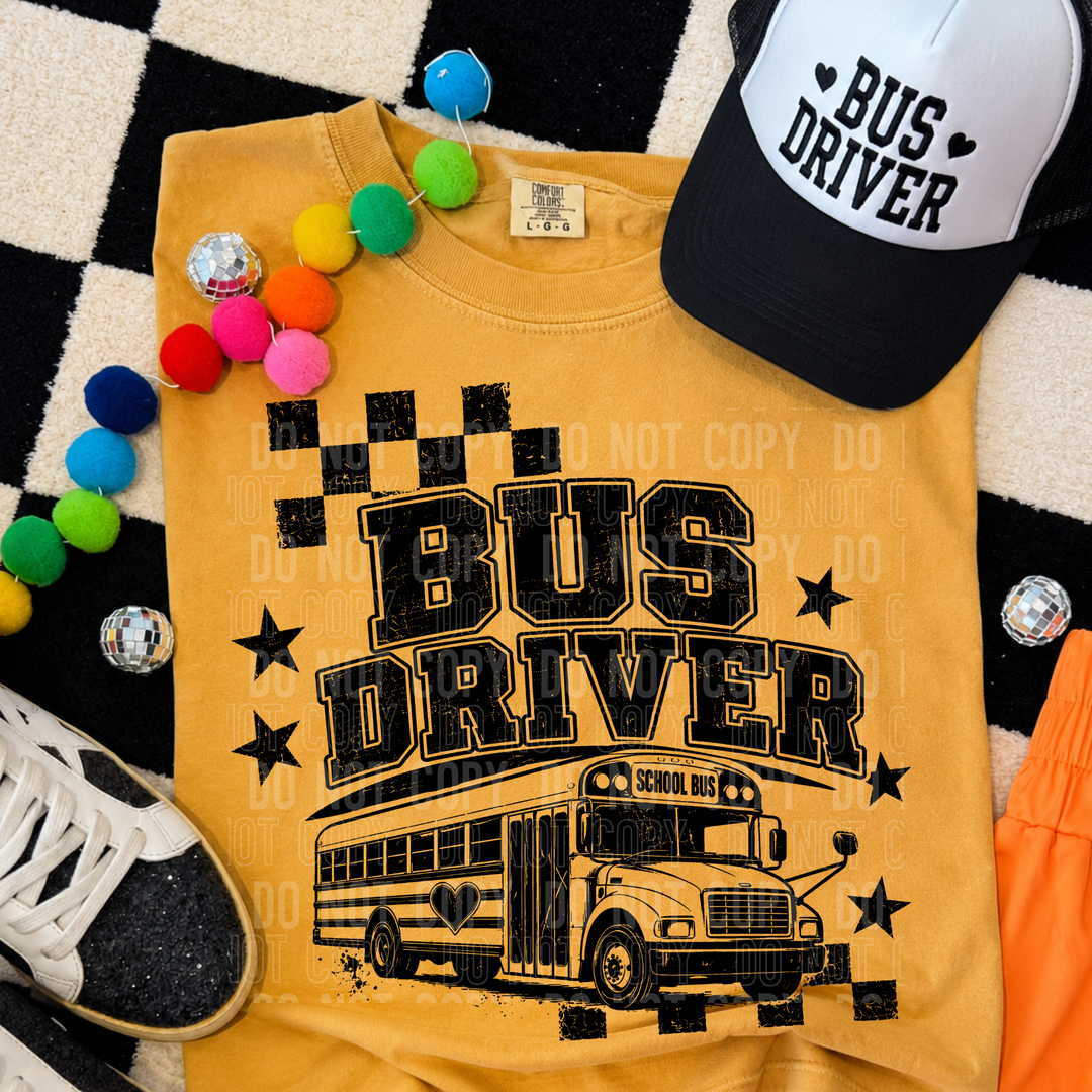 Bus Driver DTF Print