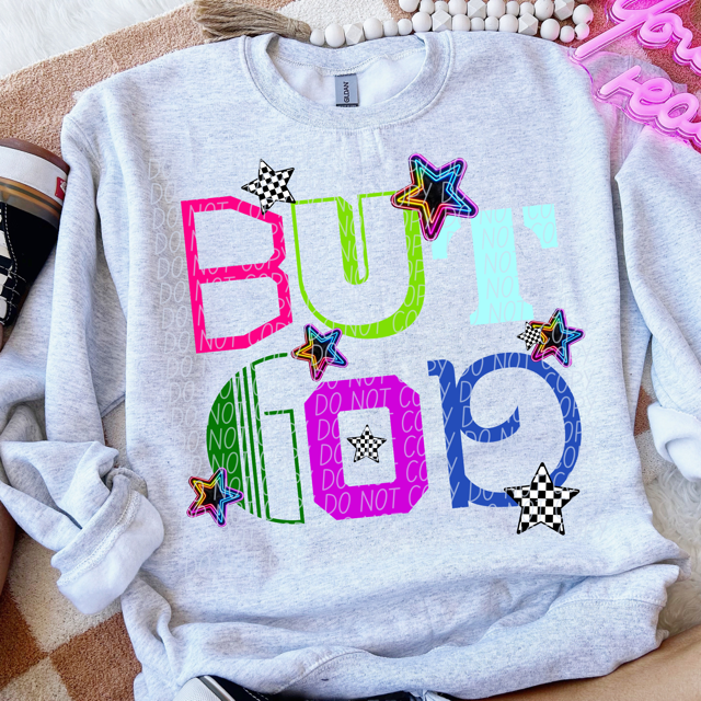 But God Stars DTF Print