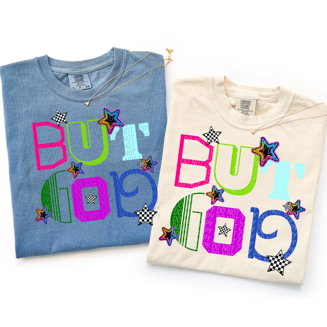 But God Stars DTF Print
