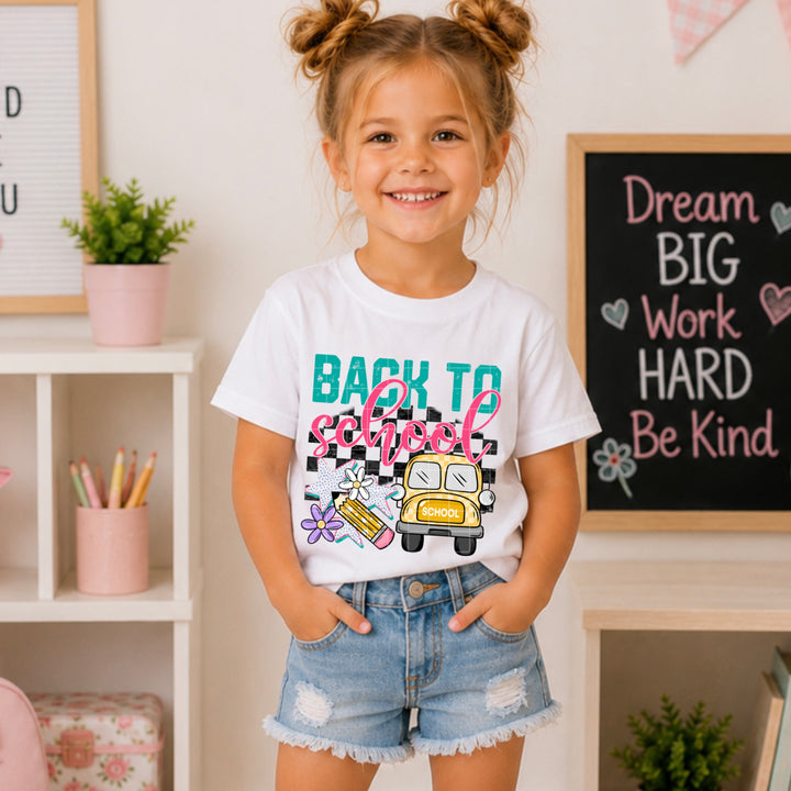 Back To School Girl DTF Print