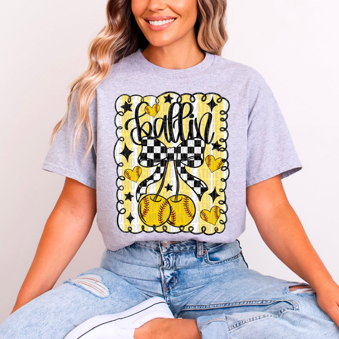 Ballin Cherries DTF Print