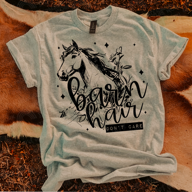 Barn Hair Don't Care DTF Print