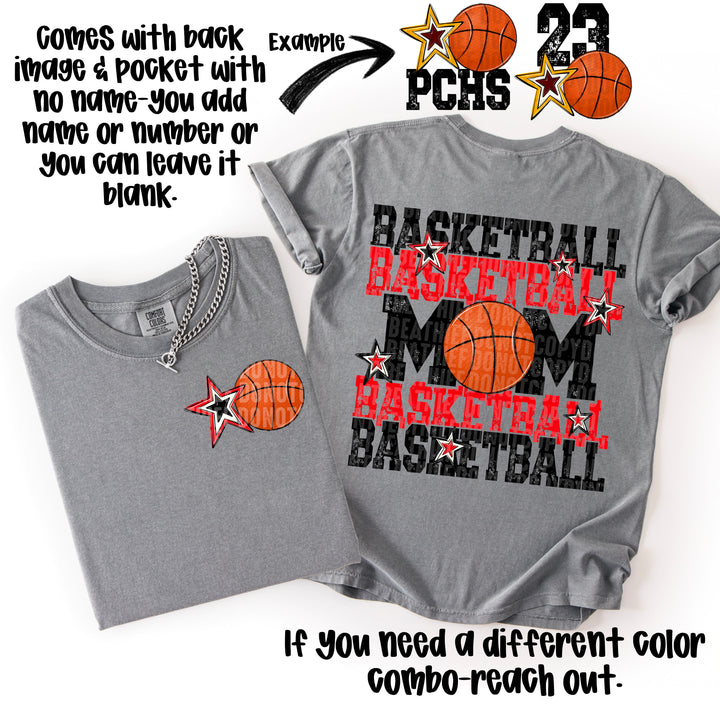 Basketball Mom Collection POCKET DTF Print