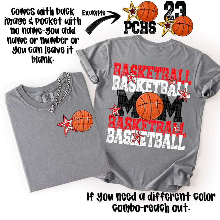 Basketball Mom Collection POCKET DTF Print