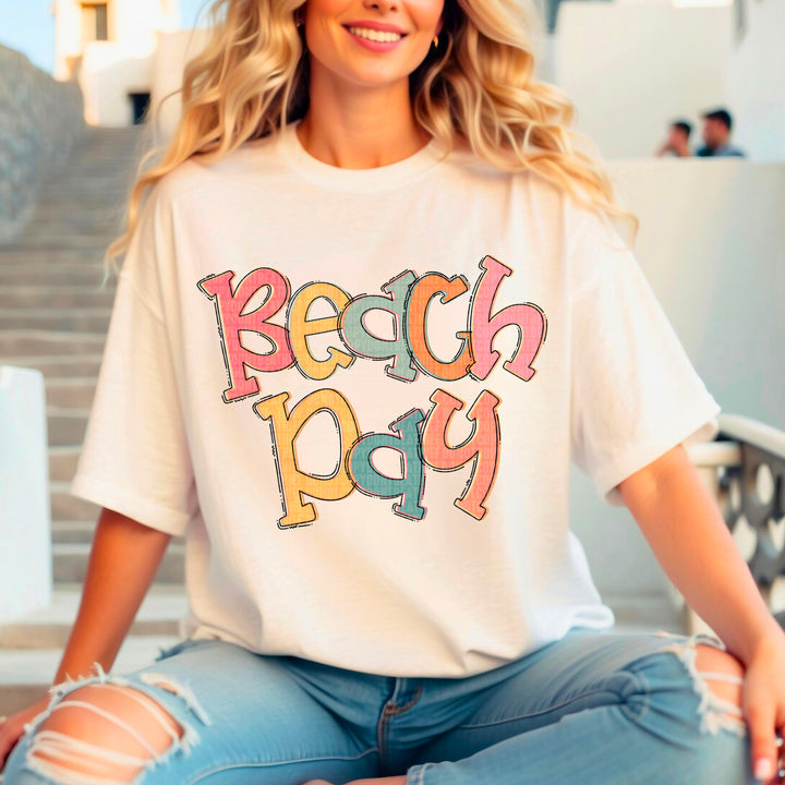 Beach Day DTF Print