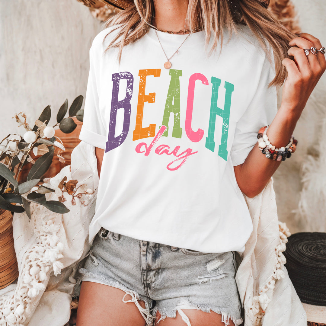 Beach Day DTF Print