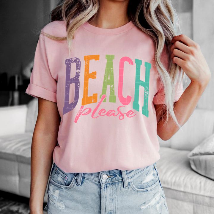 Beach Please DTF Print