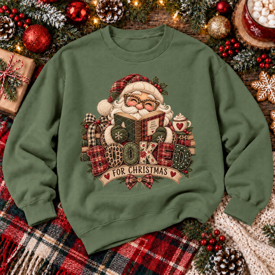 Booked For Christmas DTF Print