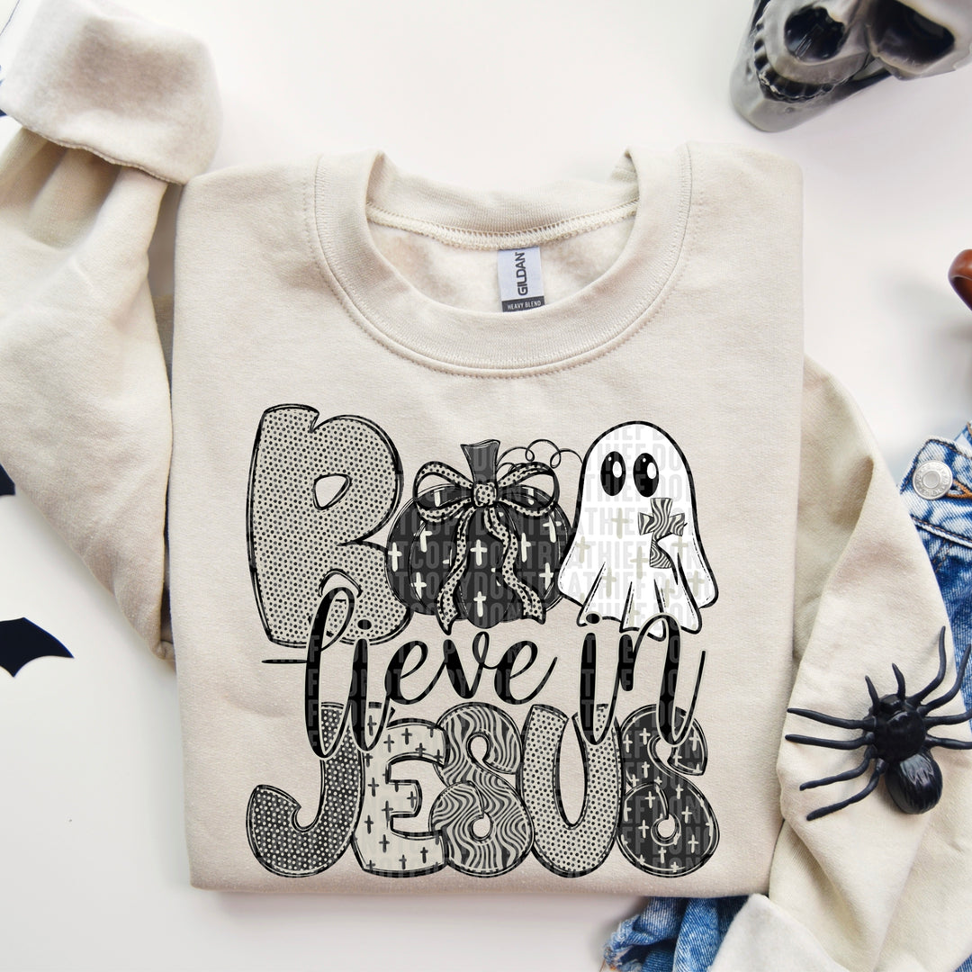 Boolieve In Jesus DTF Print