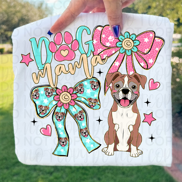 Dog Mama Breeds DTF Print