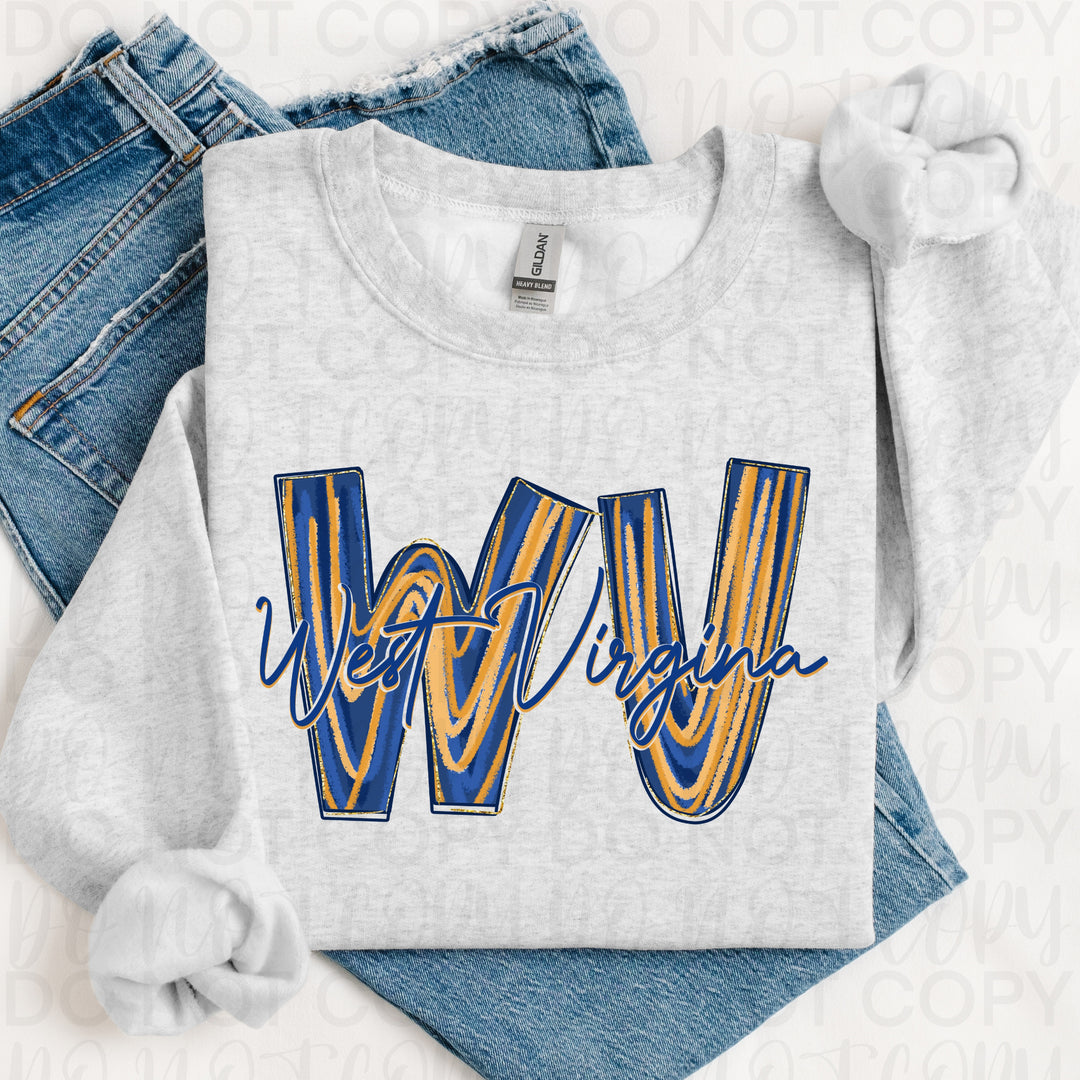WV Brushstroke DTF Print