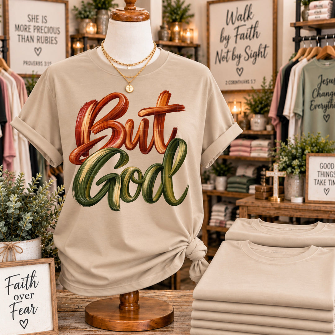 But God DTF Print
