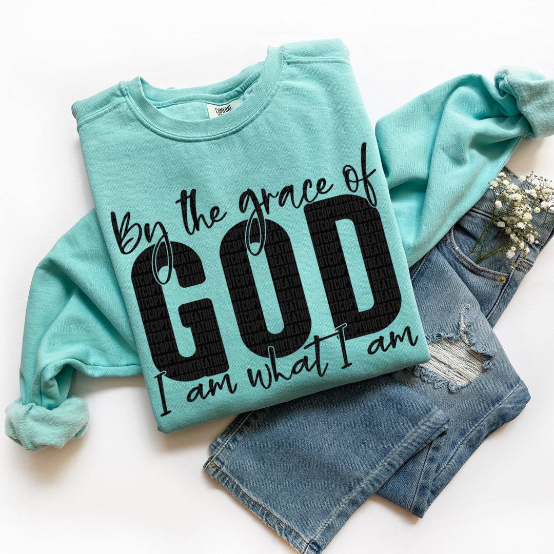 By The Grace Of God DTF Print