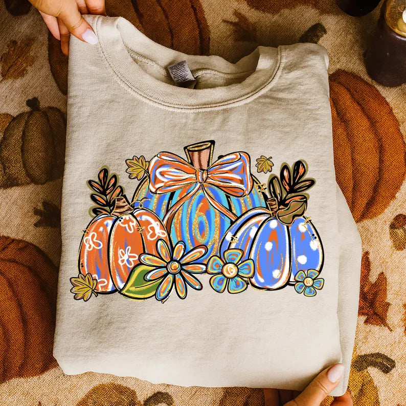 Pumpkin Trio DTF Print