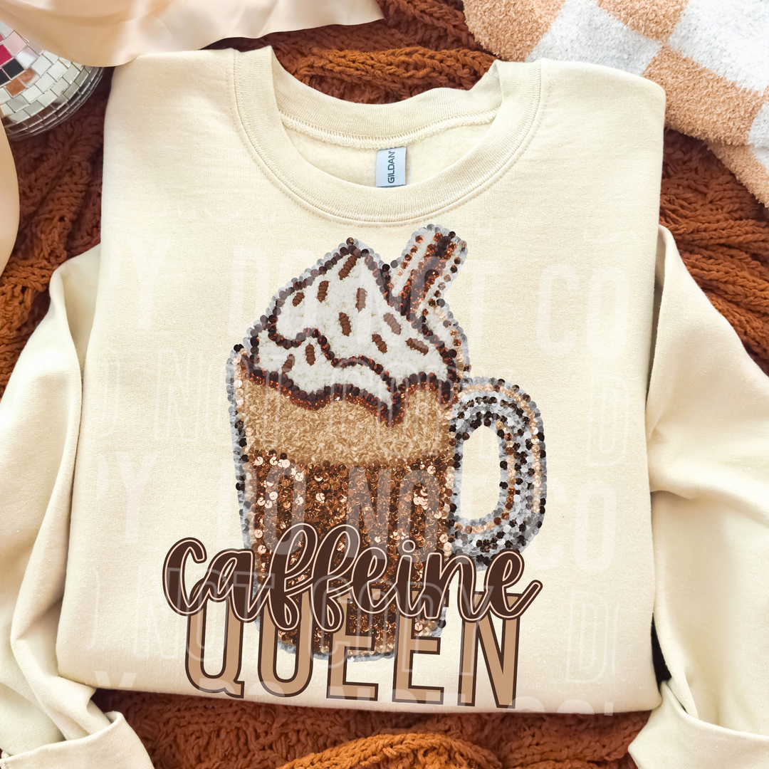 Caffeine Queen DTF Print