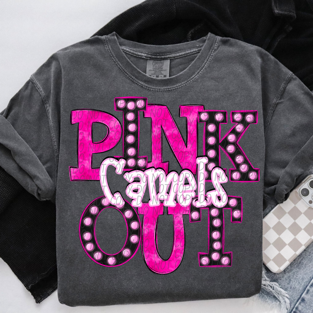 Pink Out Marquee DTF Print