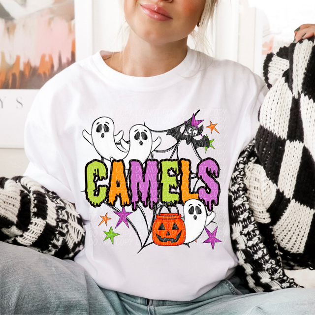 Halloween Mascots DTF Print