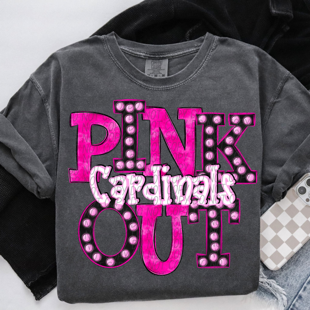 Pink Out Marquee DTF Print