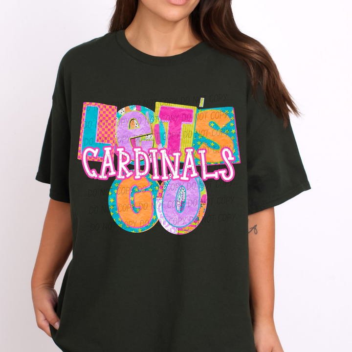 Patchwork Pep Club DTF Print