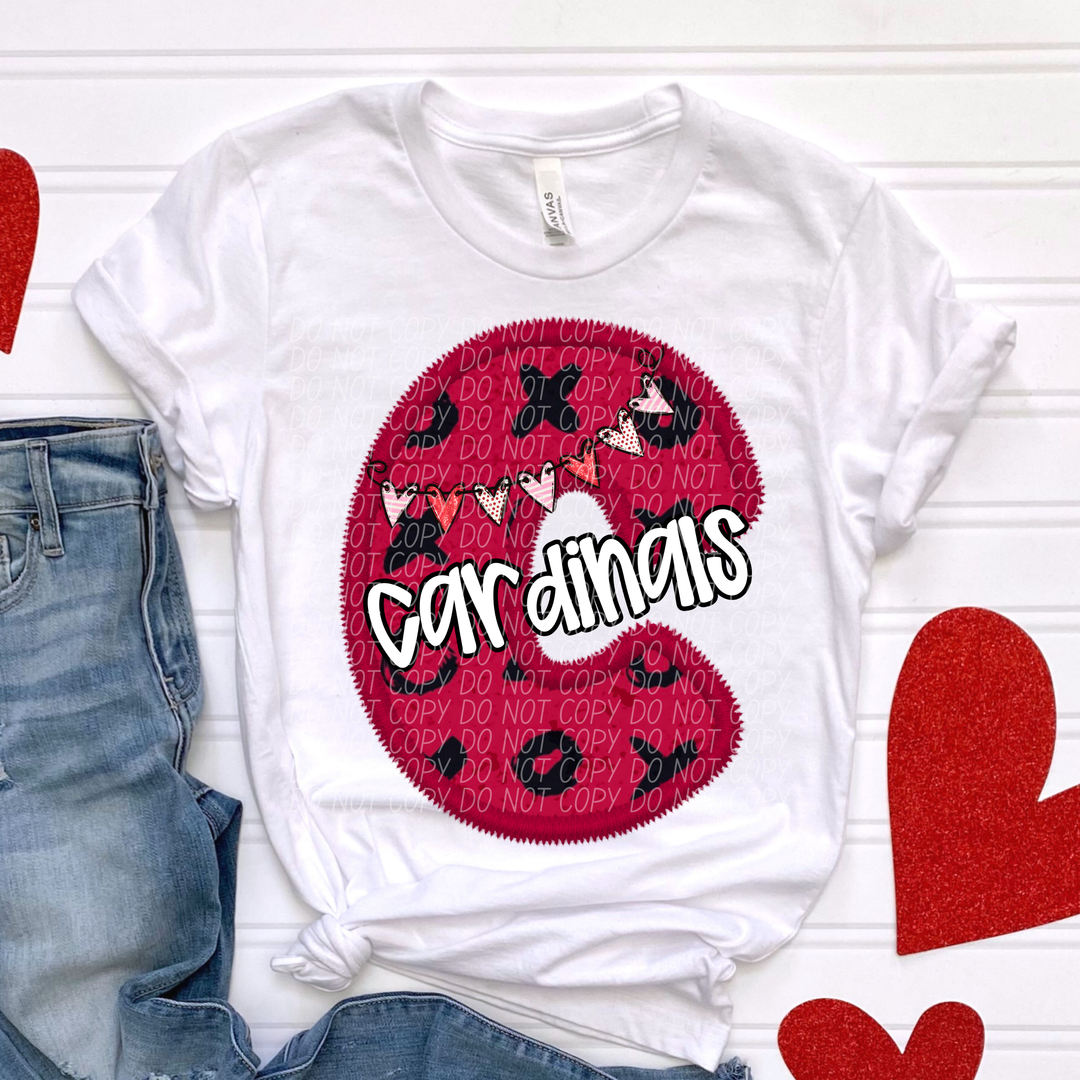 Valentines Day School Spirit C-F DTF Print