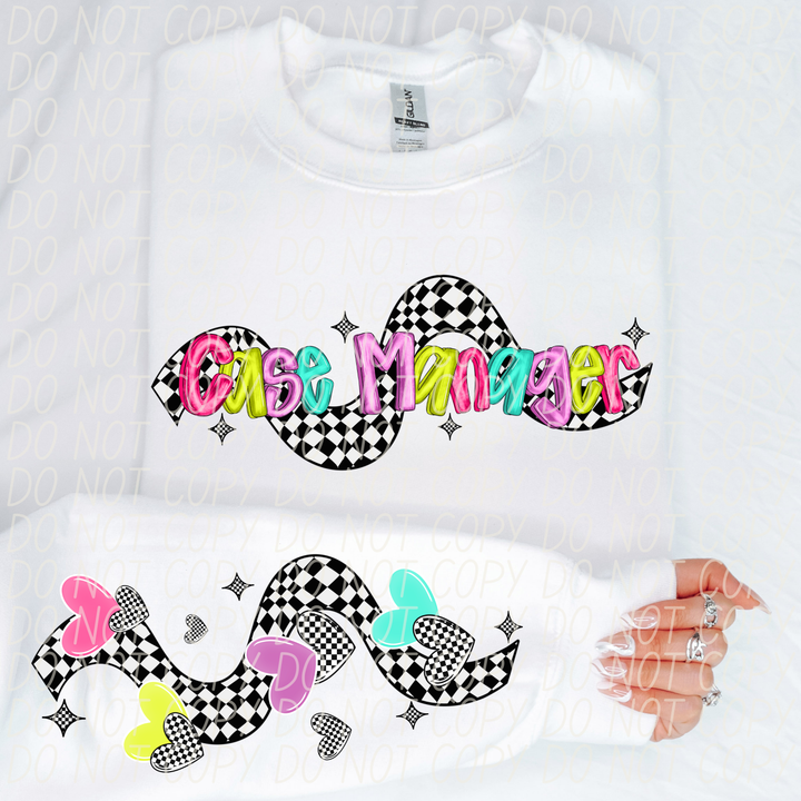 Bright Checker Careers DTF Print