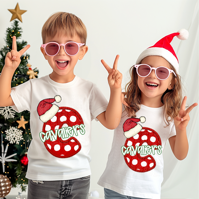 Christmas School Spirit YOUTH DTF Print