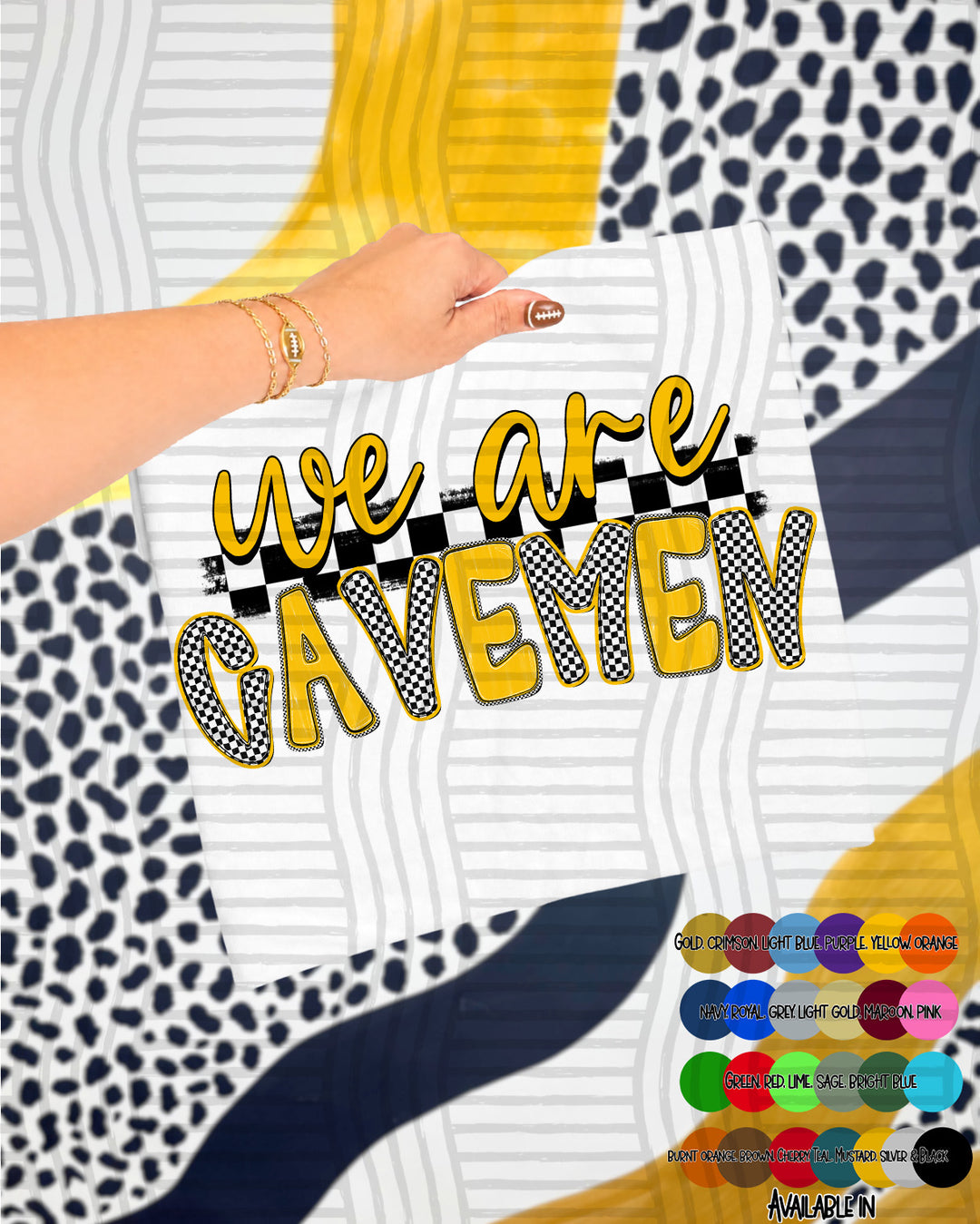 We Are Checker Crush Colors Mascots DTF Print