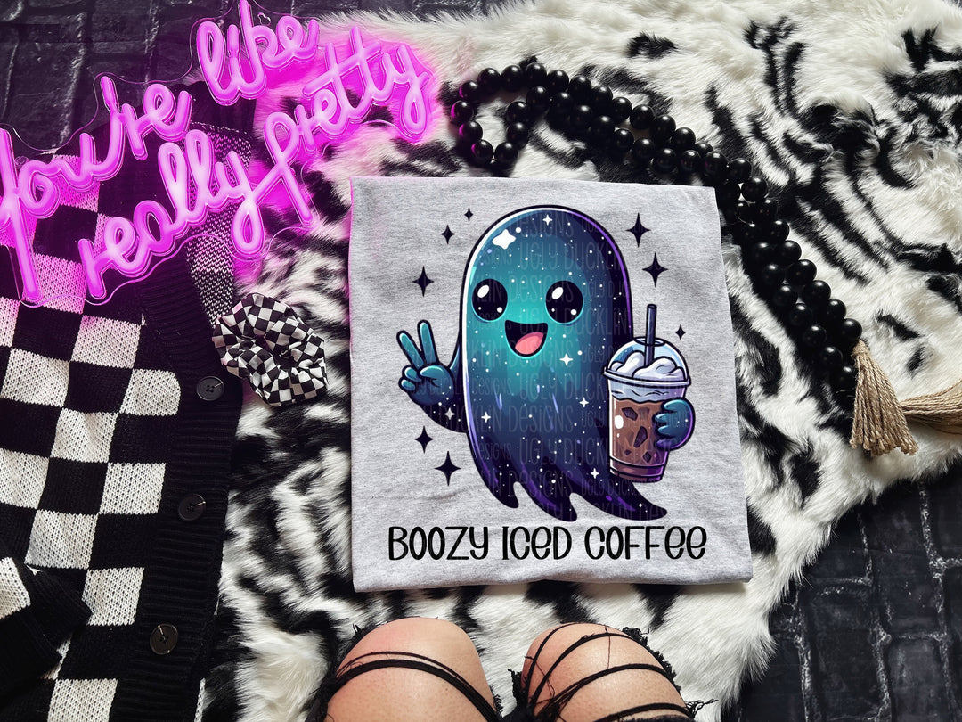 Boozy Iced Coffee DTF Print