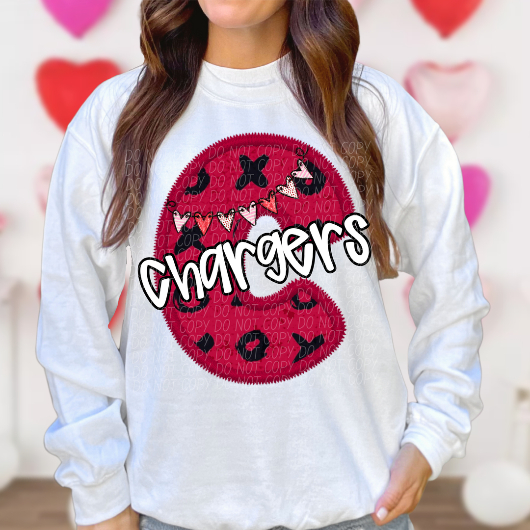 Valentines Day School Spirit T-Z DTF Print