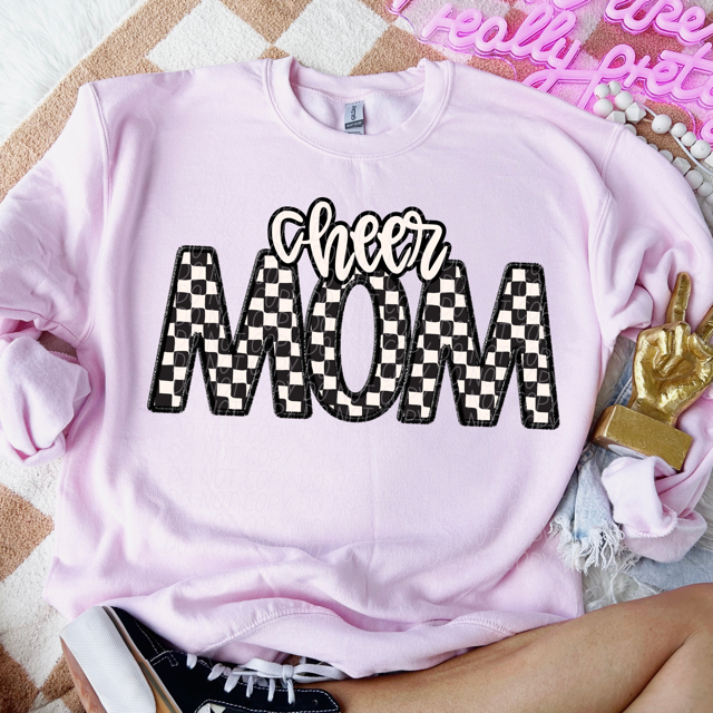 Checker Sports Mom DTF Print