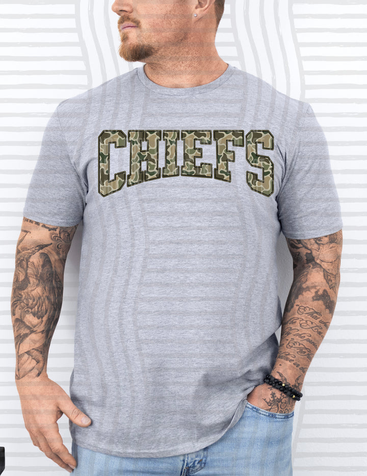 Simple Camo Arched Mascots DTF Print