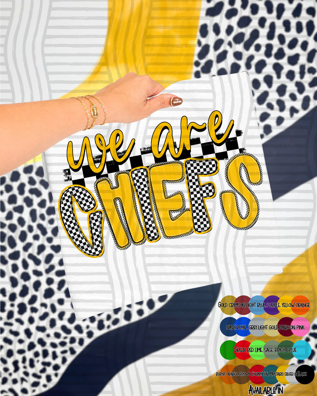 We Are Checker Crush Colors Mascots DTF Print