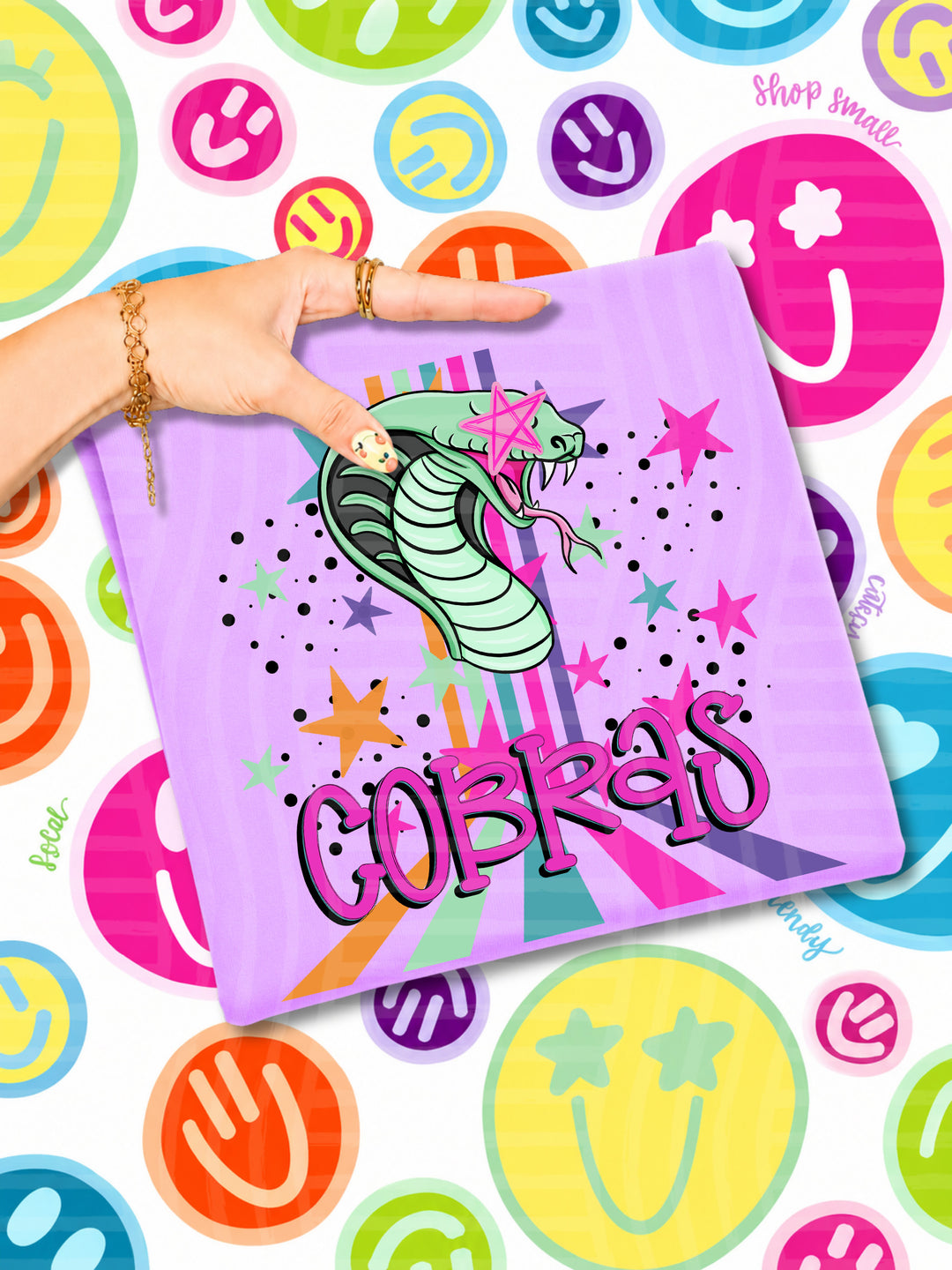 Starry Eyes Rainbow Mascots DTF Print