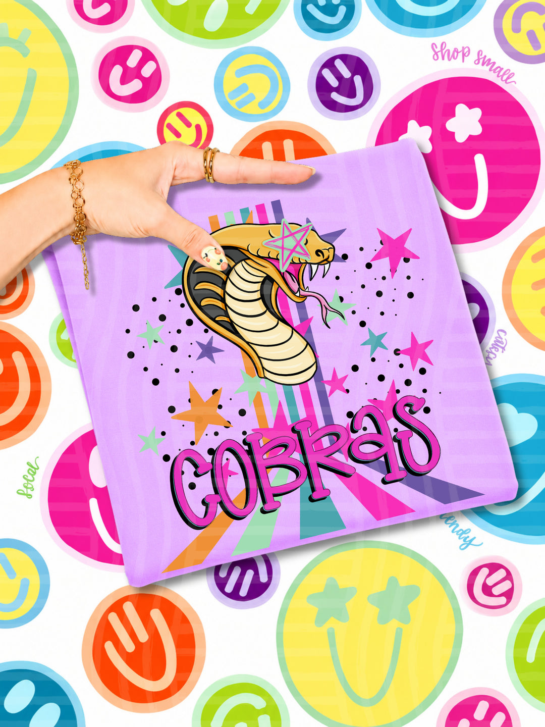 Starry Eyes Rainbow Mascots DTF Print