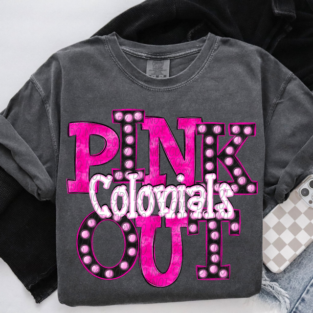 Pink Out Marquee DTF Print