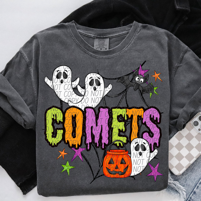 Halloween Mascots DTF Print