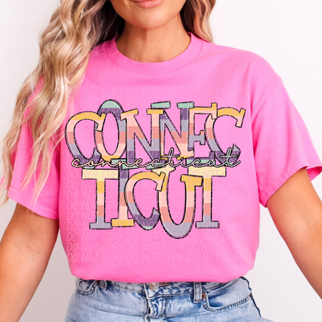 Pastel States DTF Print