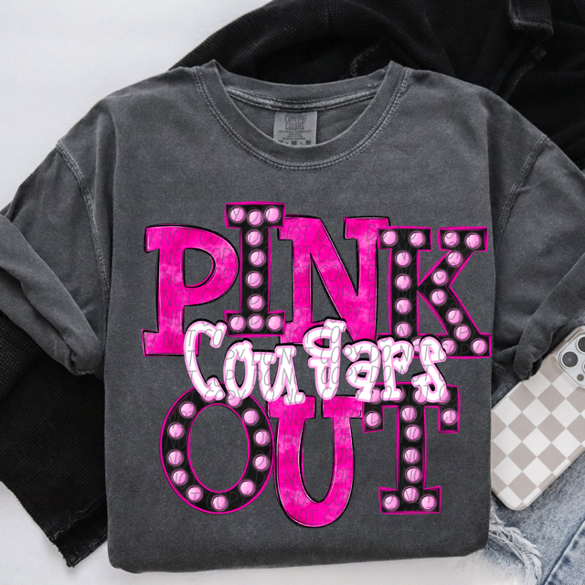 Pink Out Marquee DTF Print
