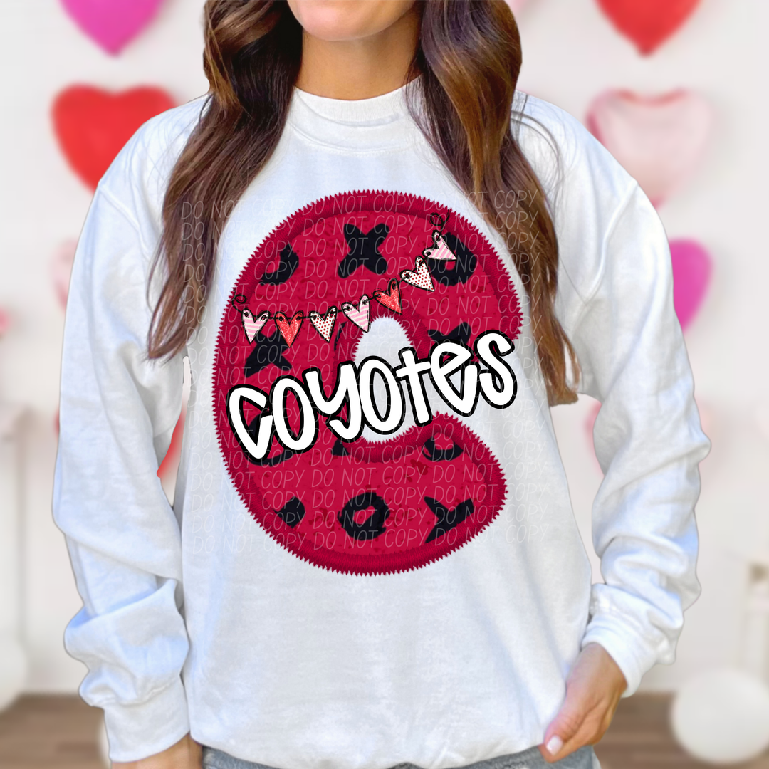 Valentines Day School Spirit T-Z DTF Print