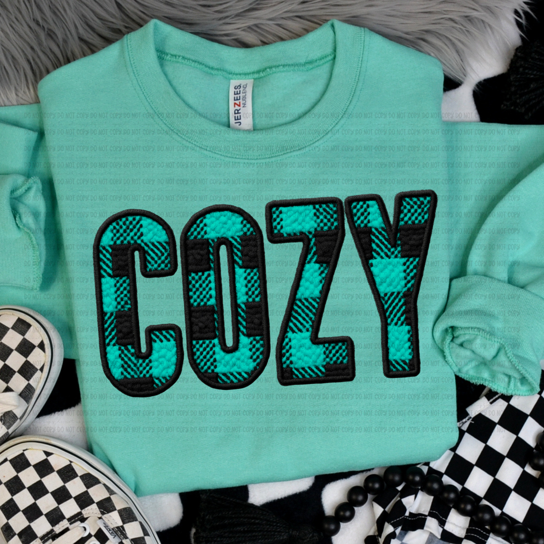 Cozy Plaid DTF Print