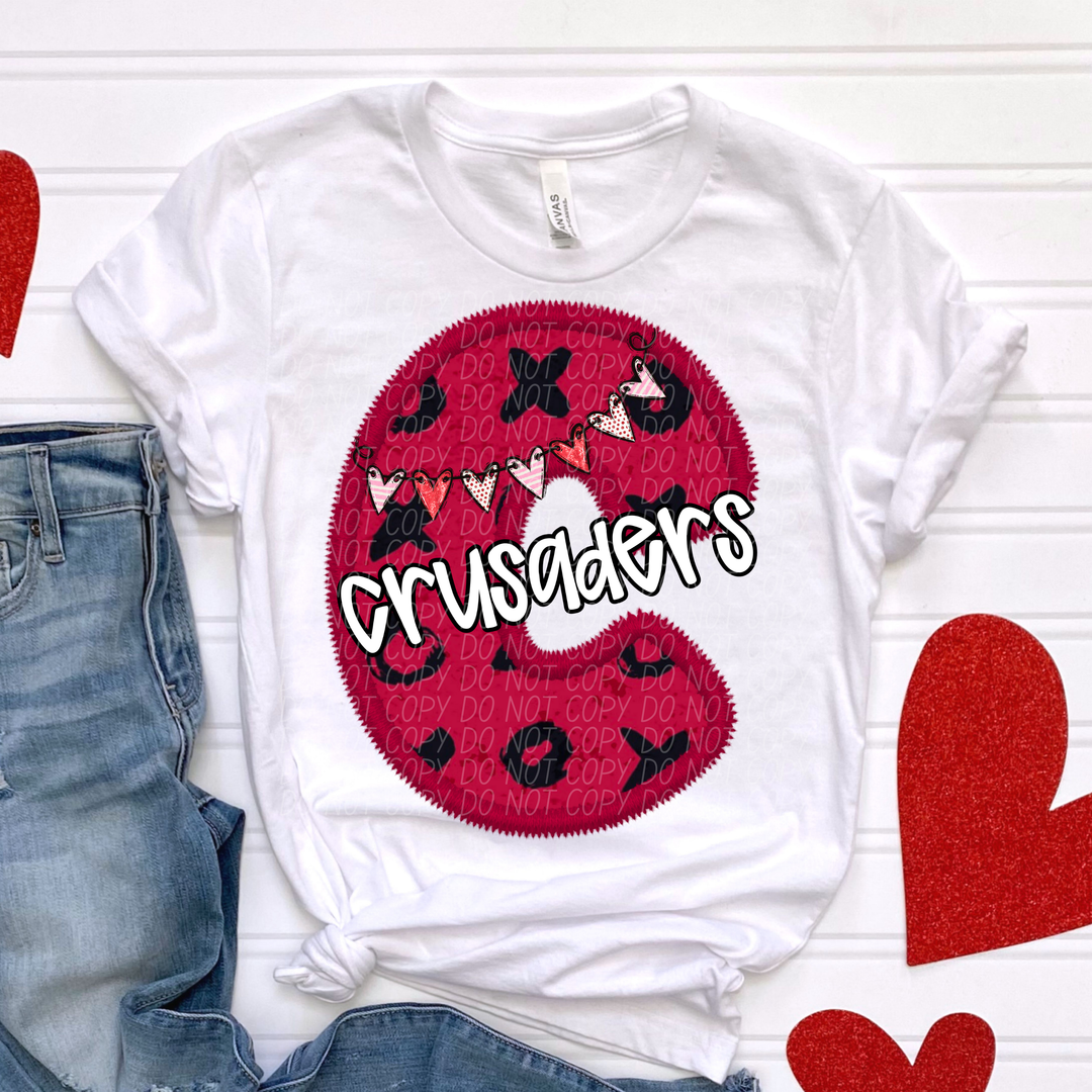 Valentines Day School Spirit T-Z DTF Print