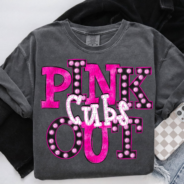 Pink Out Marquee DTF Print