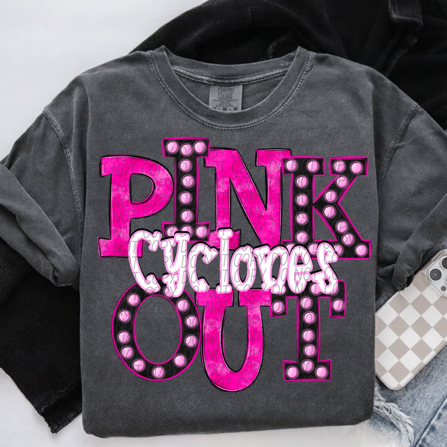 Pink Out Marquee DTF Print
