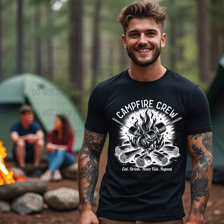 Camp Fire Crew (Have Fun) DTF Print