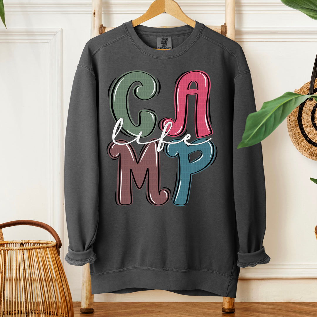 Camp Life DTF Print