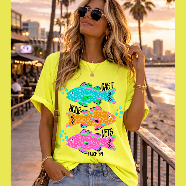 Cast Your Nets DTF Print