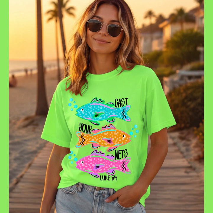 Cast Your Nets DTF Print