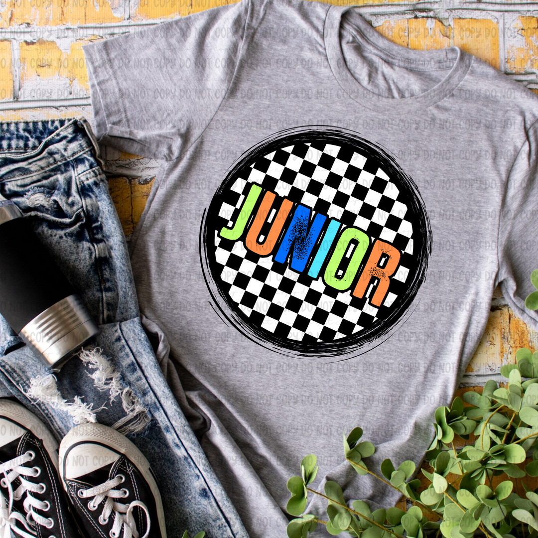 Checkered Grades DTF Print