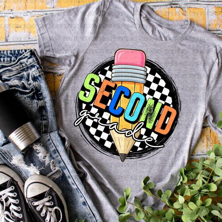 Checkered Grades DTF Print